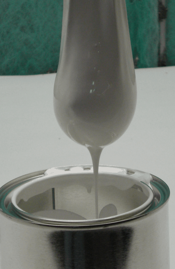 mixed coating straining