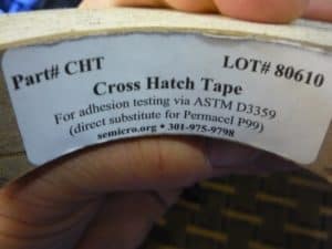 cross hatch tape