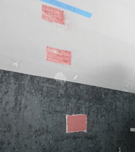 Delamination of a Coating from a Ship’s Hull