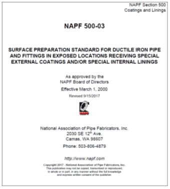 Inspection of Surface Preparation and Coating Application of Cast Iron ...