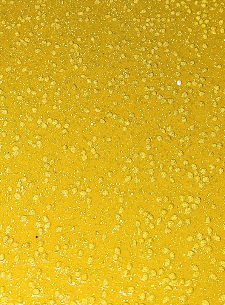 Yellow Thermoplastic with Retroreflective Optics
